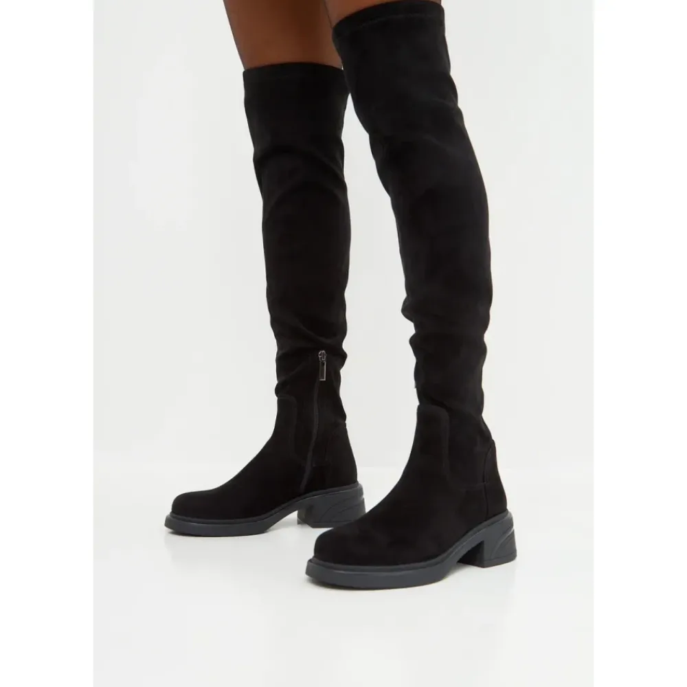 DAMES Cesare Gaspari Suede Chic Over-the-Knee Laarzen