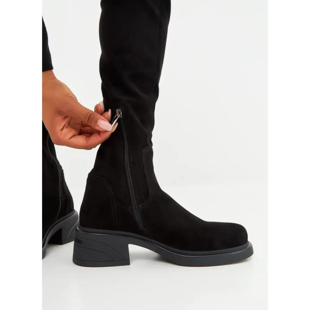 DAMES Cesare Gaspari Suede Chic Over-the-Knee Laarzen