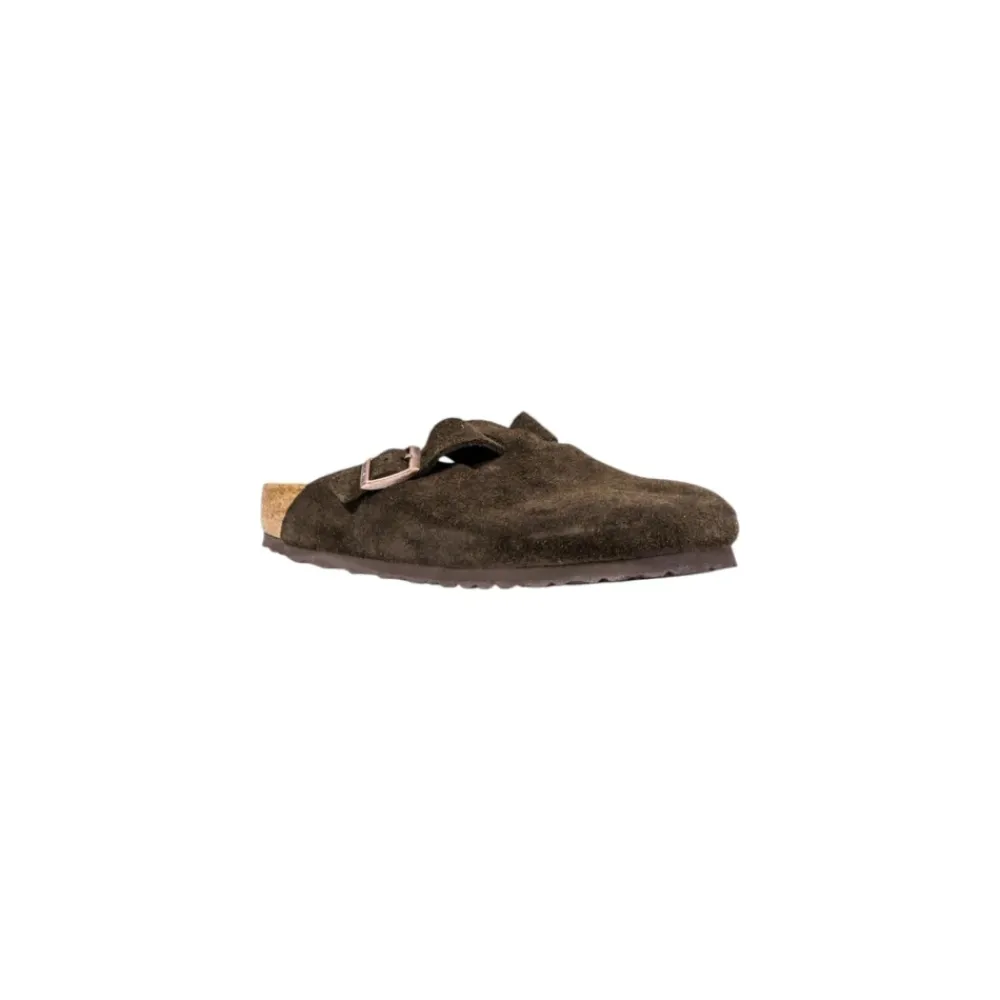 Heren Birkenstock Suede Slip-On Slippers