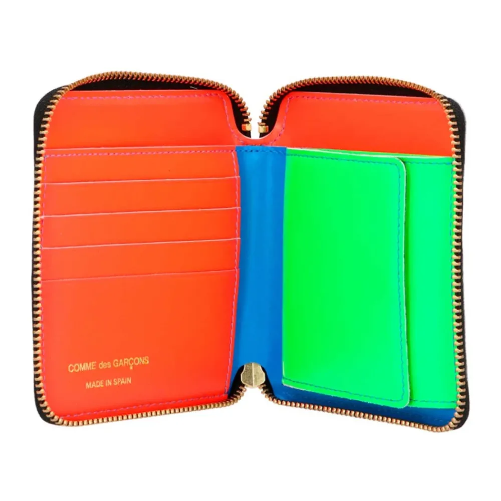 Heren Comme des Garçons Super Fluo Wallet