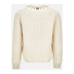 DAMES Thom Browne Truien & Vesten^Swarovski Crystal Half Stitch Kasjmier Cardigan