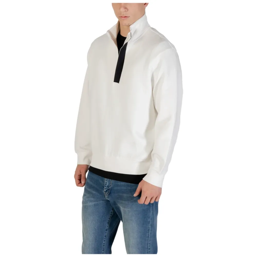 Heren Armani Exchange Sweatshirt met halve rits