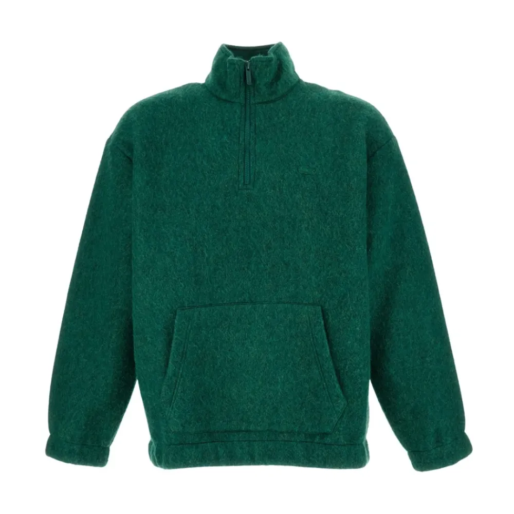 Heren Lacoste Sweatshirt met halve rits