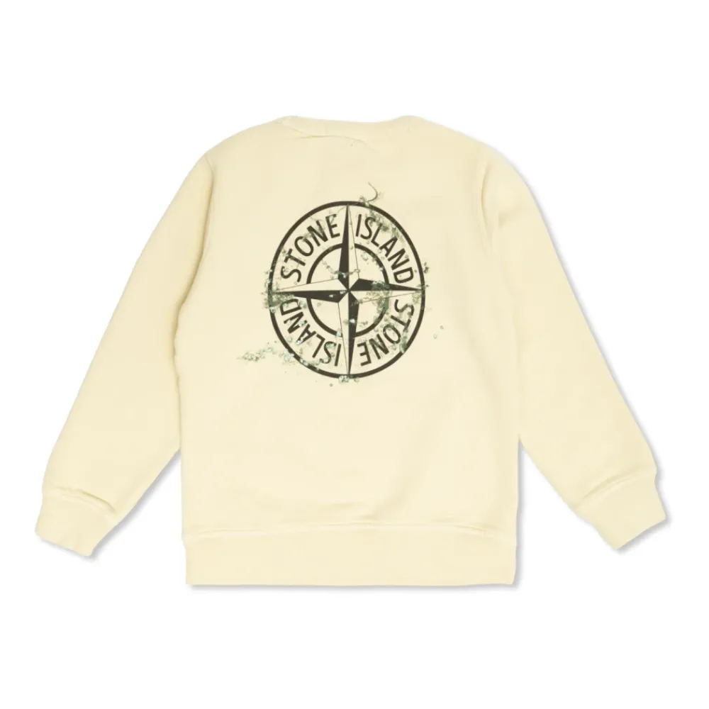 Stone Island Sweatshirt met logo