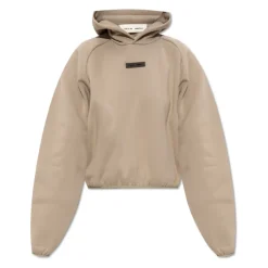 DAMES Fear Of God Sweatshirt met logo in verkorte lengte
