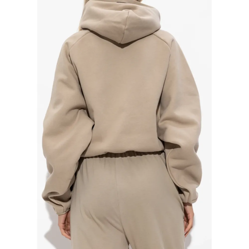 DAMES Fear Of God Sweatshirt met logo in verkorte lengte