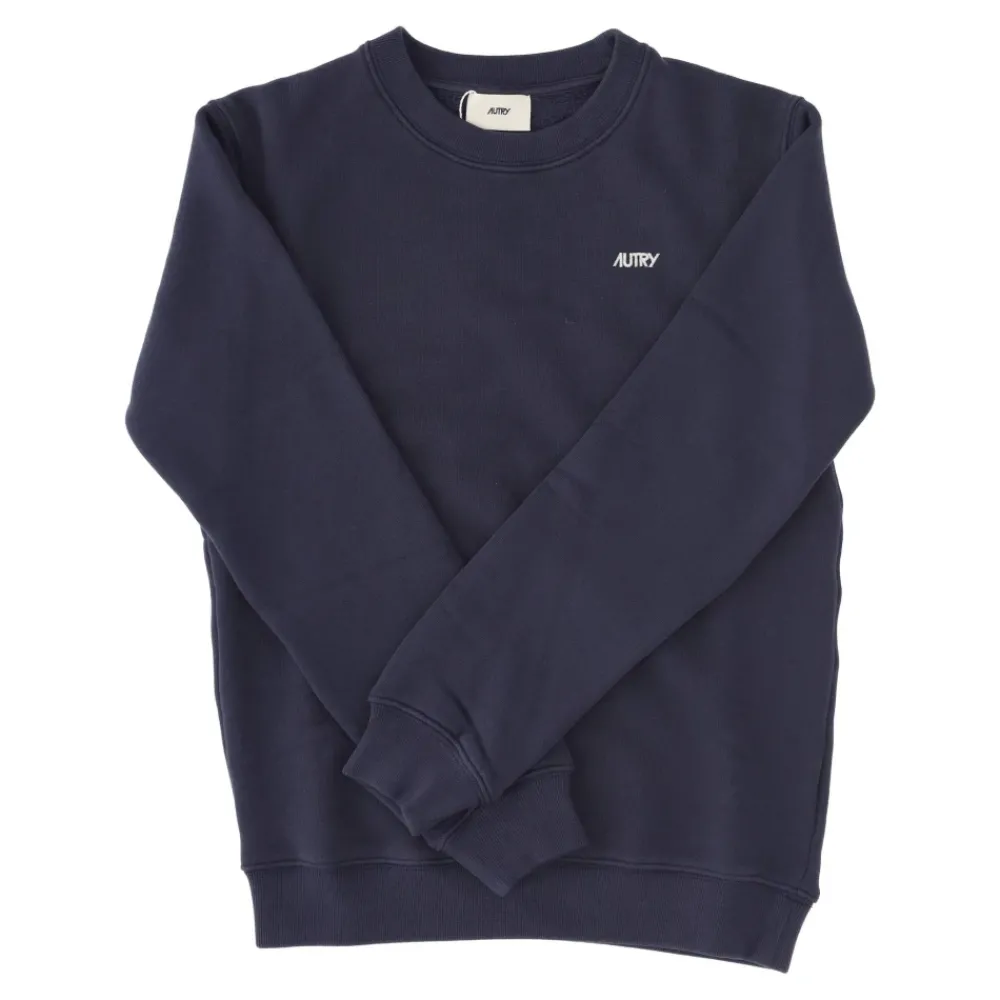 Autry Bovenkleding^Sweatshirt met ronde hals en geborduurd logo