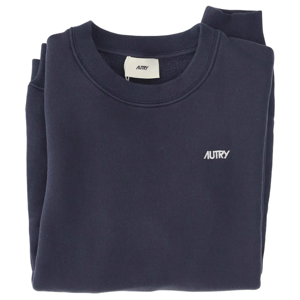 Autry Bovenkleding^Sweatshirt met ronde hals en geborduurd logo