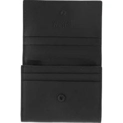 Heren Versace Jeans Couture Portefeuilles^Tactiele Logo Portemonnee - Saffiano Leer