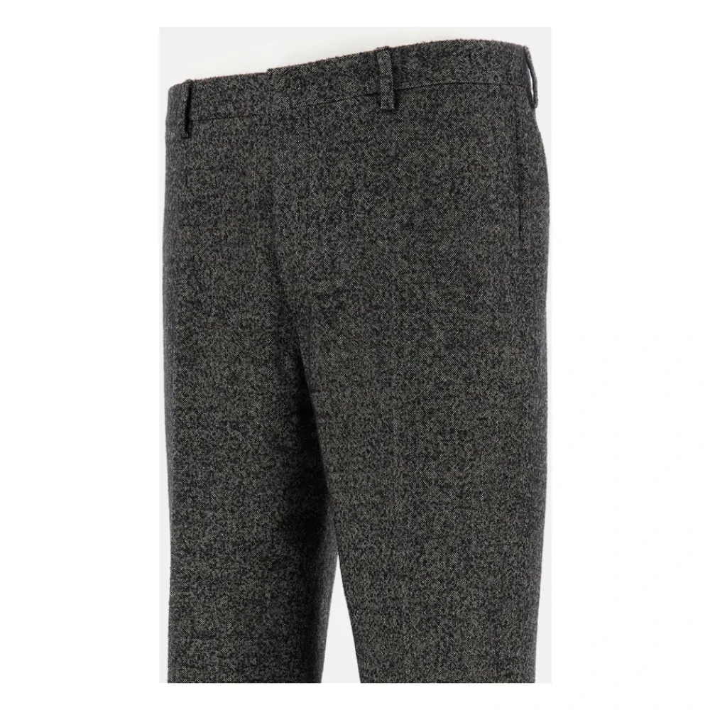 Heren Cellar Door Broeken^Tailored Wool-Blend Pleated Trousers