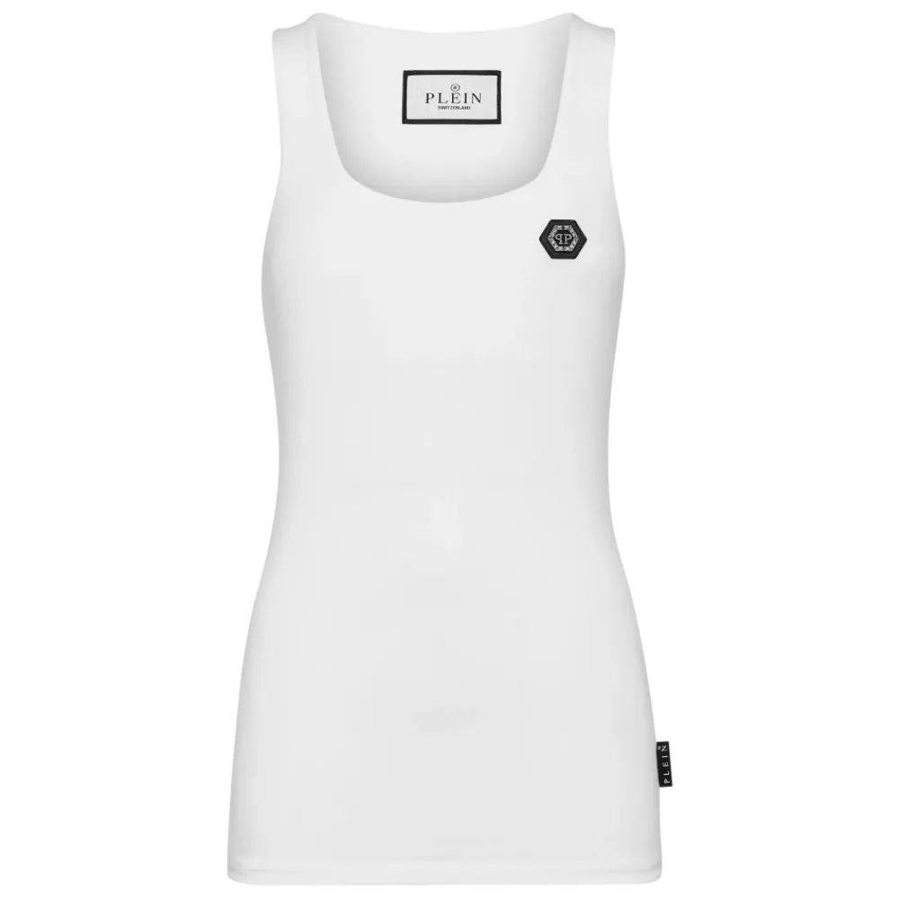 DAMES Philipp Plein Tank Top Hexagon