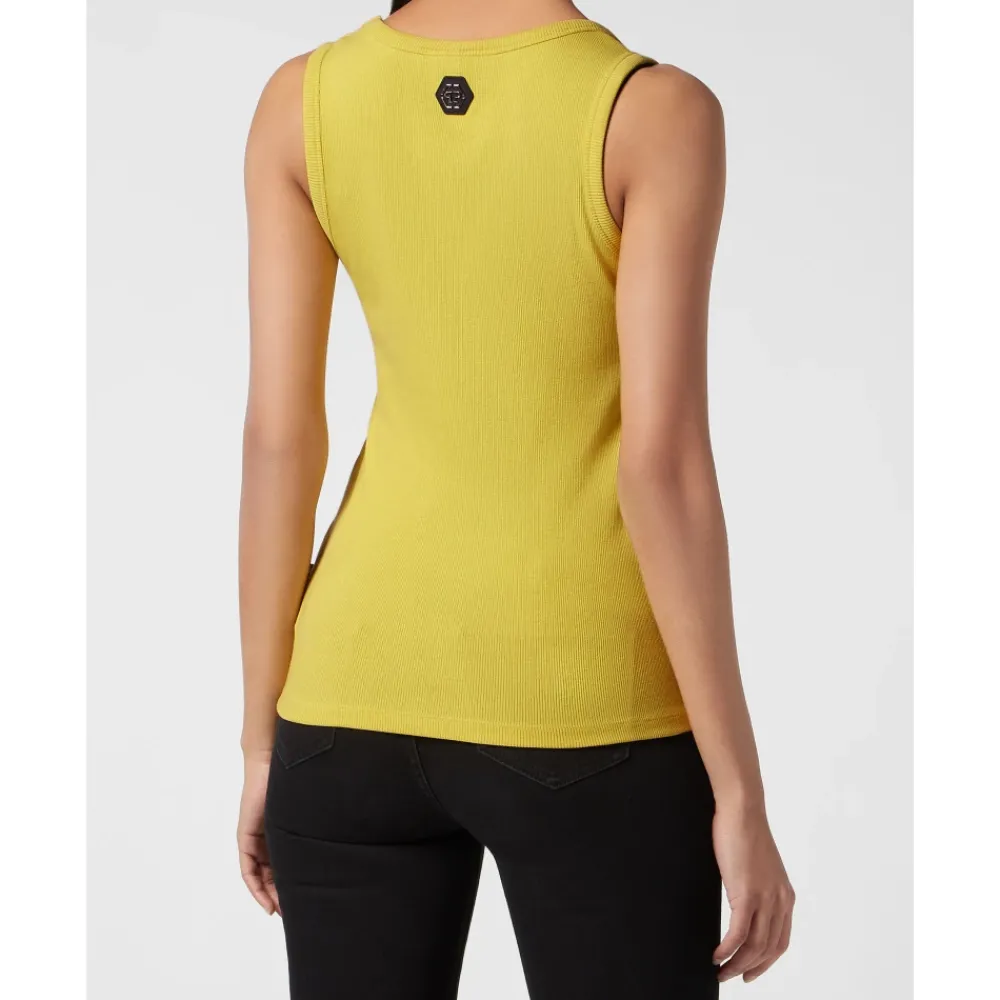 DAMES Philipp Plein Tank Top Hexagon