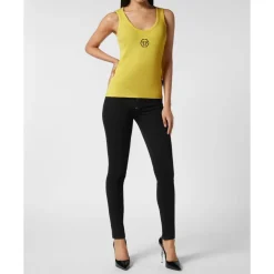 DAMES Philipp Plein Tank Top Hexagon