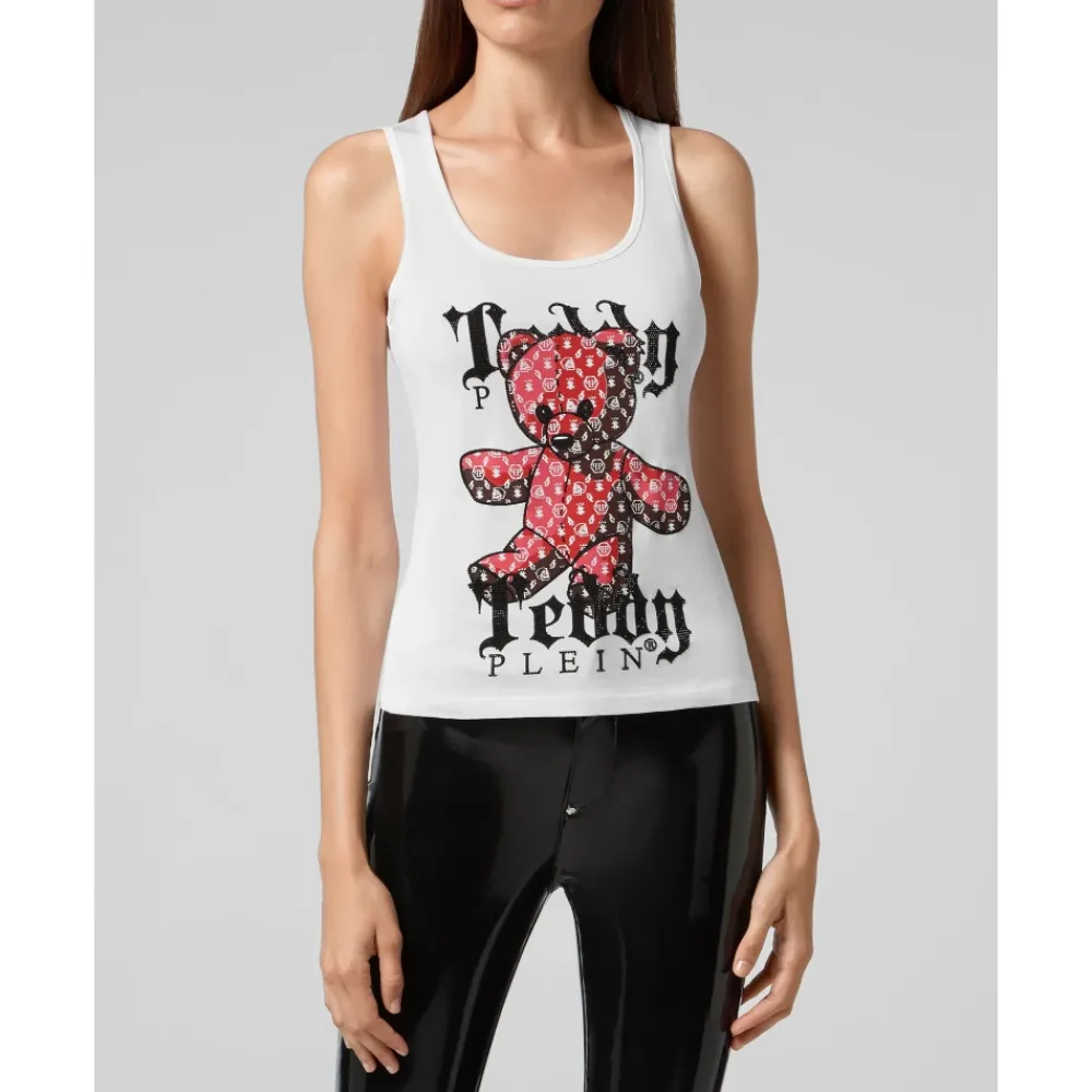 DAMES Philipp Plein Shirts^Tanktop Monogram Teddybeer