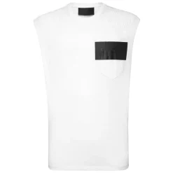 Heren Philipp Plein Tanktop Padding Details Hexagon