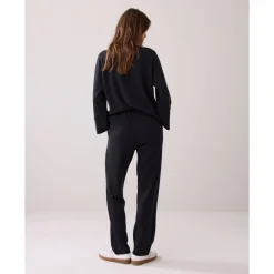 DAMES Summum Woman Tapered Scuba Pinstripe Broek