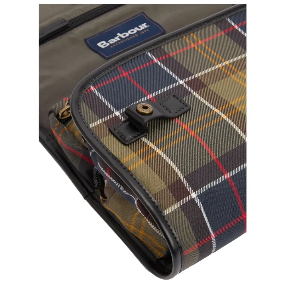 DAMES Barbour Tartan Beauty Reisorganizer Tas