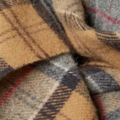 Heren Barbour Tartan Lamswol Sjaal Jurk-Bufandas