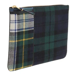 DAMES Comme des Garçons Tartan Patchwork Pouch