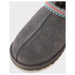 Heren UGG Tasman II Donkergrijze Pantoffels