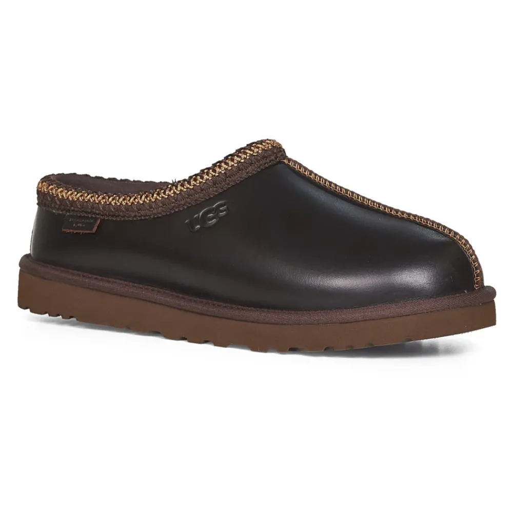 Heren UGG Tasman Leather Regen Slipper