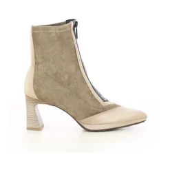 DAMES Hispanitas Enkellaarsjes|Laarzen^Taupe Damesschoenen HI254186