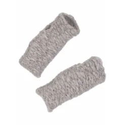 ISABEL BENENATO Taupe Gebreide Wanten Unisex Warme Winter