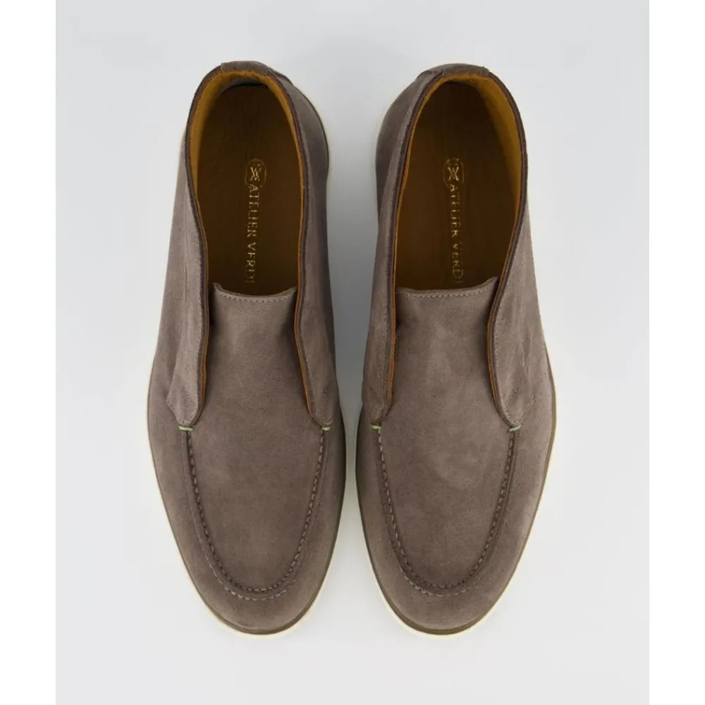 Heren Atelier Verdi Laarzen^Taupe Loafer voor Heren