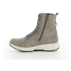 DAMES Xsensible Laarzen^Taupe Veterlaars - Asti