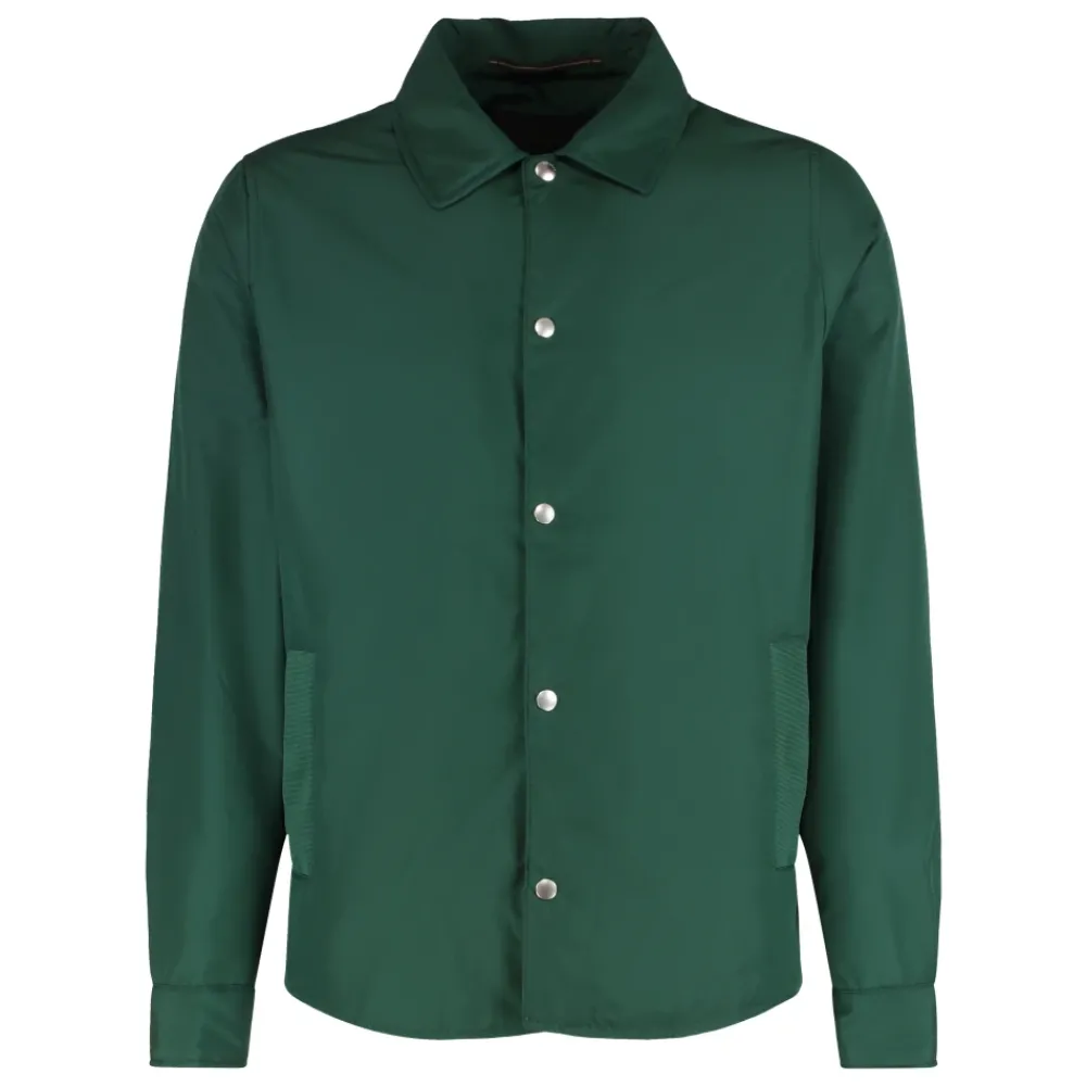 Heren SLOWEAR Jassen^Technical Fabric Padded Overshirt