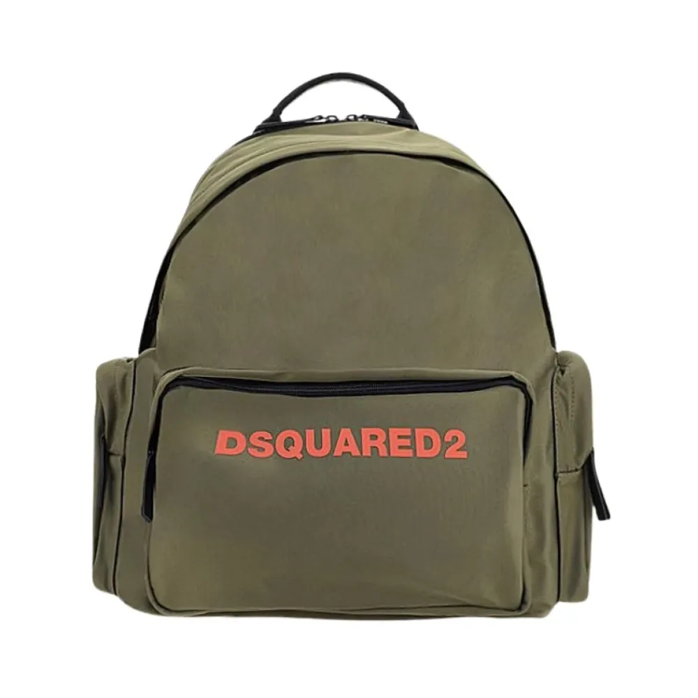 Heren Dsquared2 Technische Stoffen Rugzak met Print