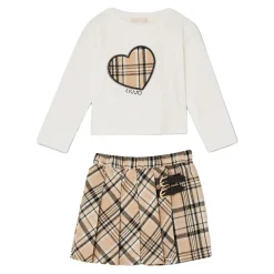 Liu Jo Bodysuits & Sets^Teddy Check Sportieve Set Geborduurde Print