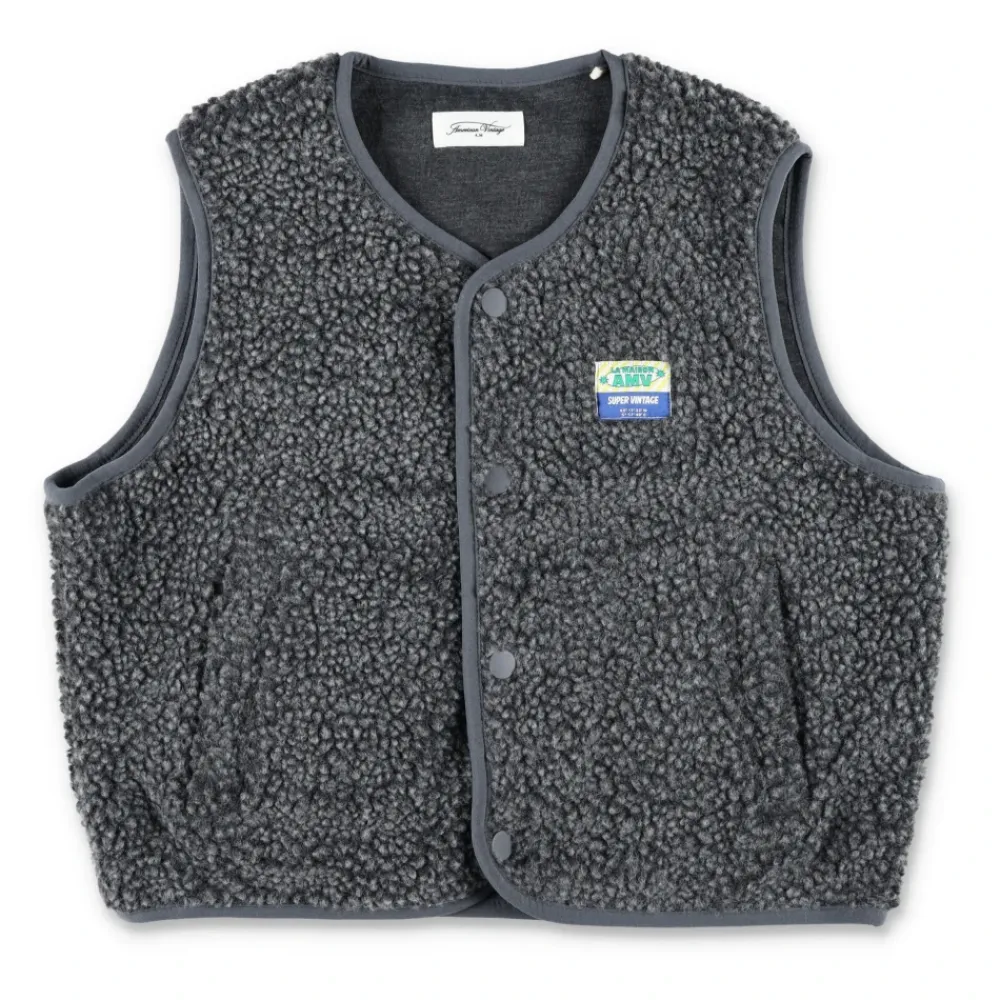 American Vintage Jassen^Teddy-effect Fleece Vest