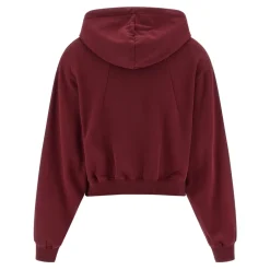 DAMES ROTATE Birger Christensen Hoodies & Sweatvesten^Terry Back Cropped Hoodie