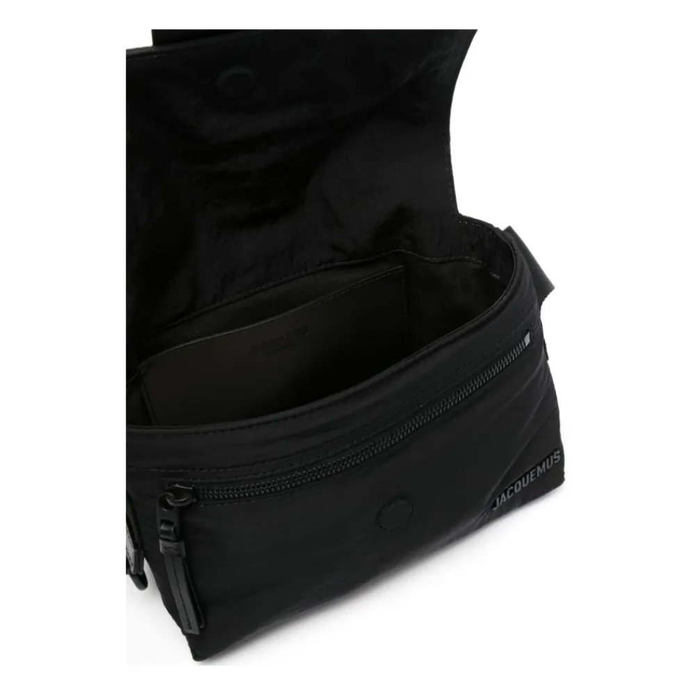 Heren Jacquemus Tassen^The small Bambino messenger bag