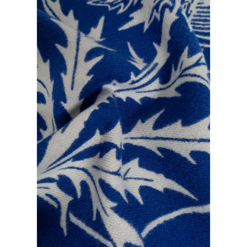 Heren Burberry Sjaals^Thistle Shield Wool Scarf