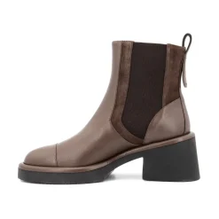 DAMES Peserico Tijdloze leren enkellaarzen