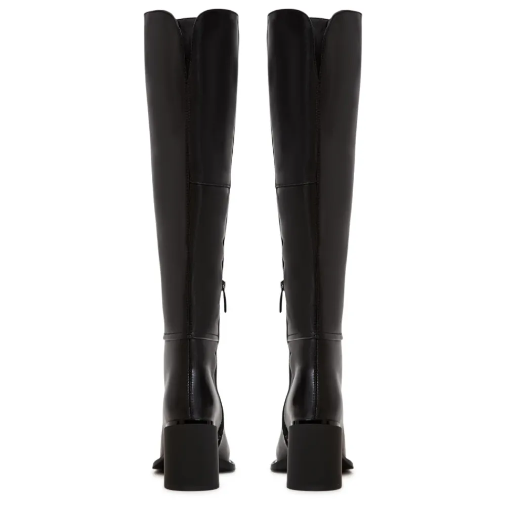 DAMES Cesare Gaspari Tijdloze Leren Klassieke Laarzen