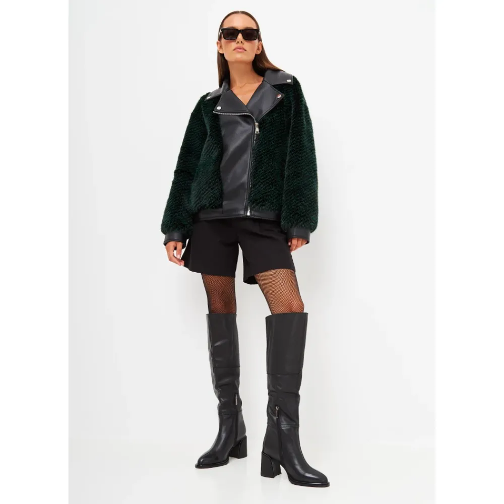 DAMES Cesare Gaspari Tijdloze Leren Klassieke Laarzen