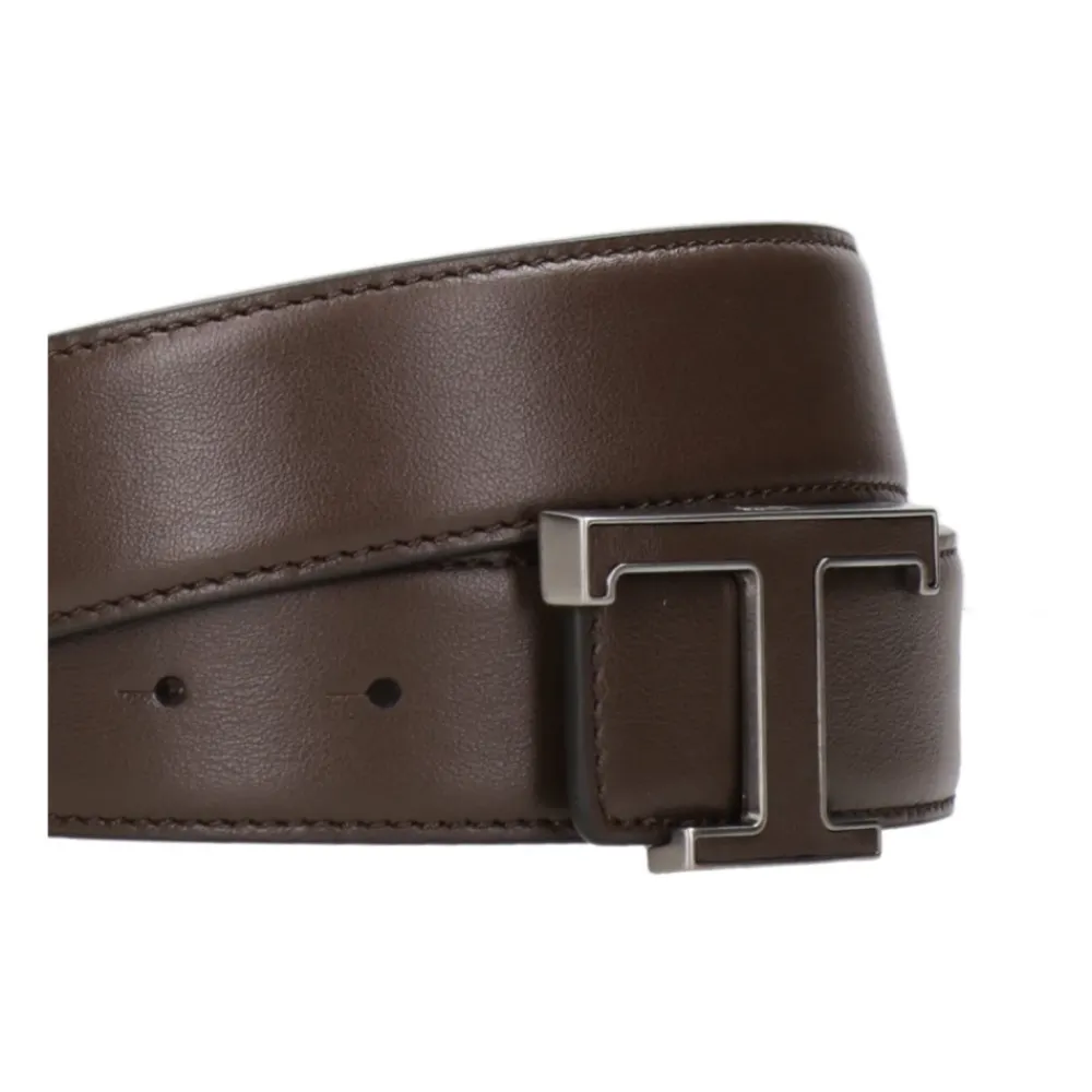 Heren Tod's Tijdloze T Gesp Riem