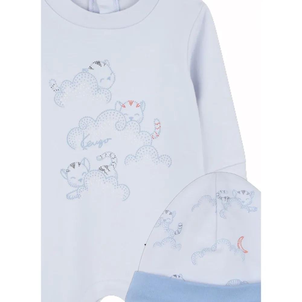 Kenzo Jumpsuits^Tijgerprint Romper en Hoed Set