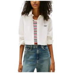 DAMES Tommy Jeans Blouses^TJW Reg Crop Stripe