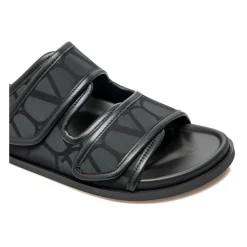 Heren Valentino Garavani Toile Iconographe Flat Sandals