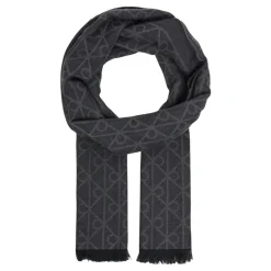 Heren Calvin Klein Tonal AOP Wool LW Scarf