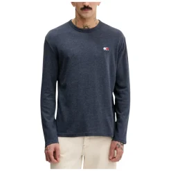 Heren Tommy Jeans Tonal Badge Long Sleeve T-Shirt