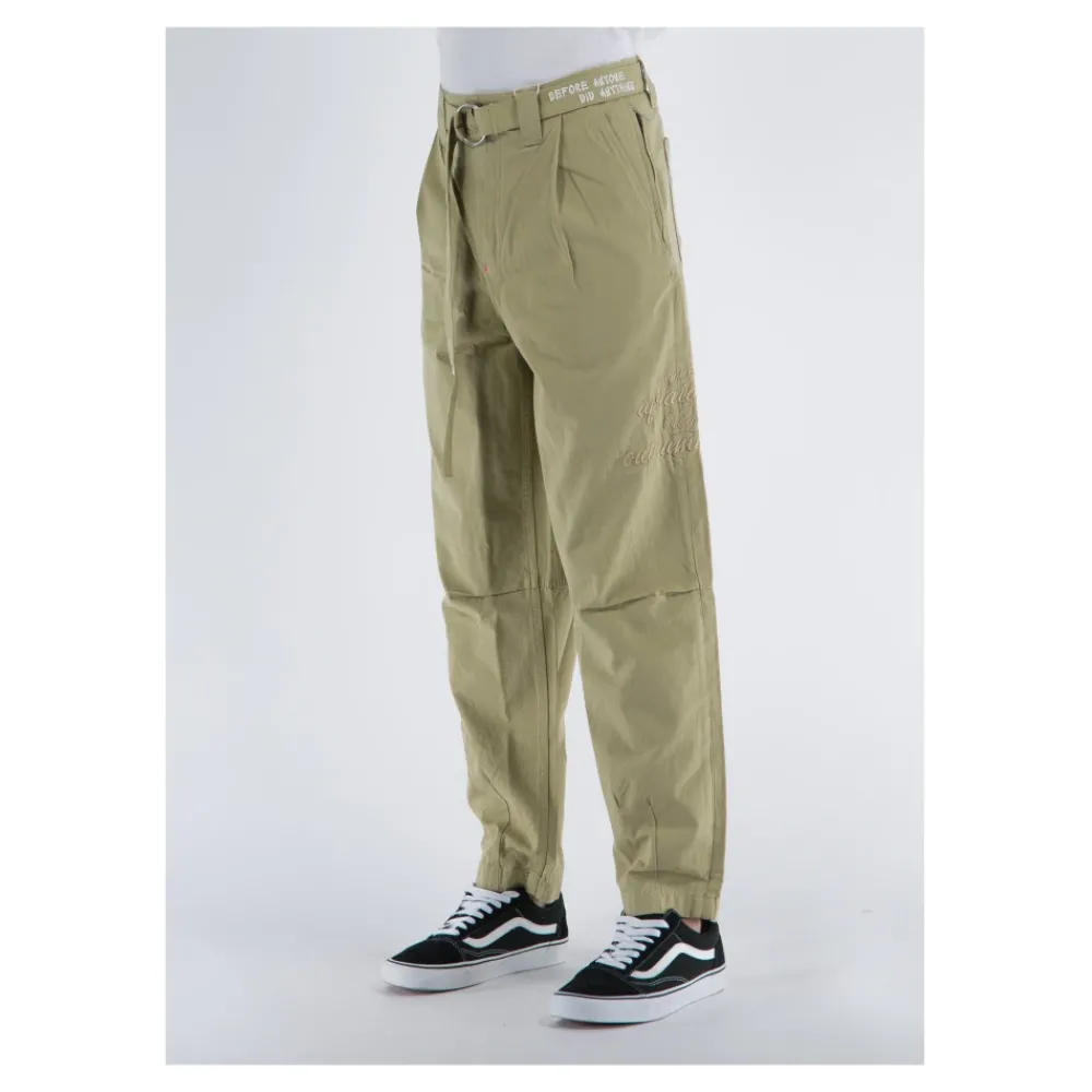 Heren Evisu Broeken^Tone on Tone Slogan Katoenen Broek