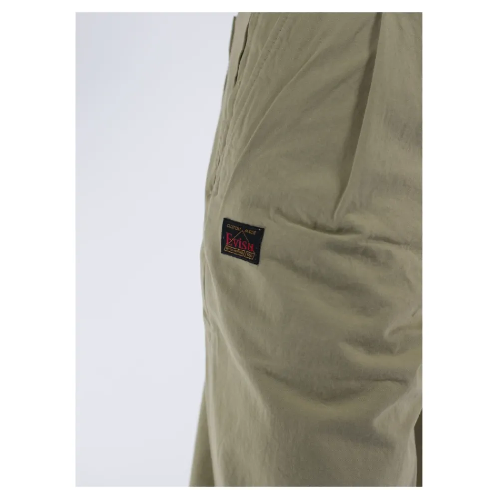 Heren Evisu Broeken^Tone on Tone Slogan Katoenen Broek