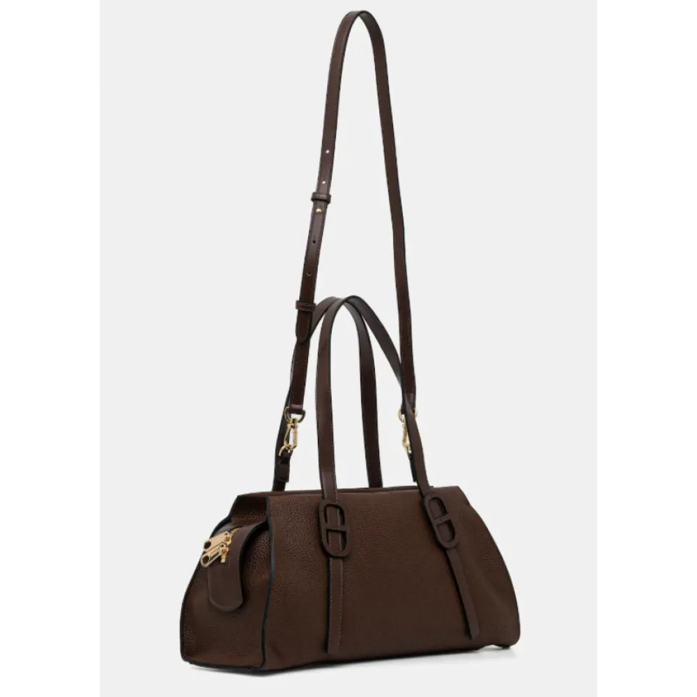 DAMES Twinset Schoudertassen^Top Case met Ovale T