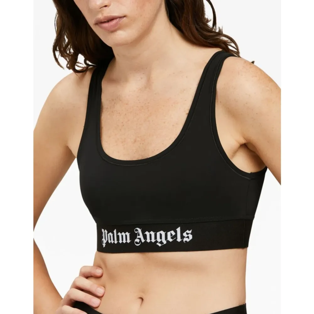 Palm Angels Top met logo-print