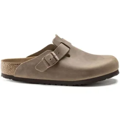 DAMES Birkenstock Loafers^Topo Leather Clog Boston